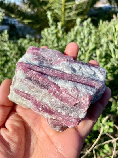 Raw Pink Tourmaline