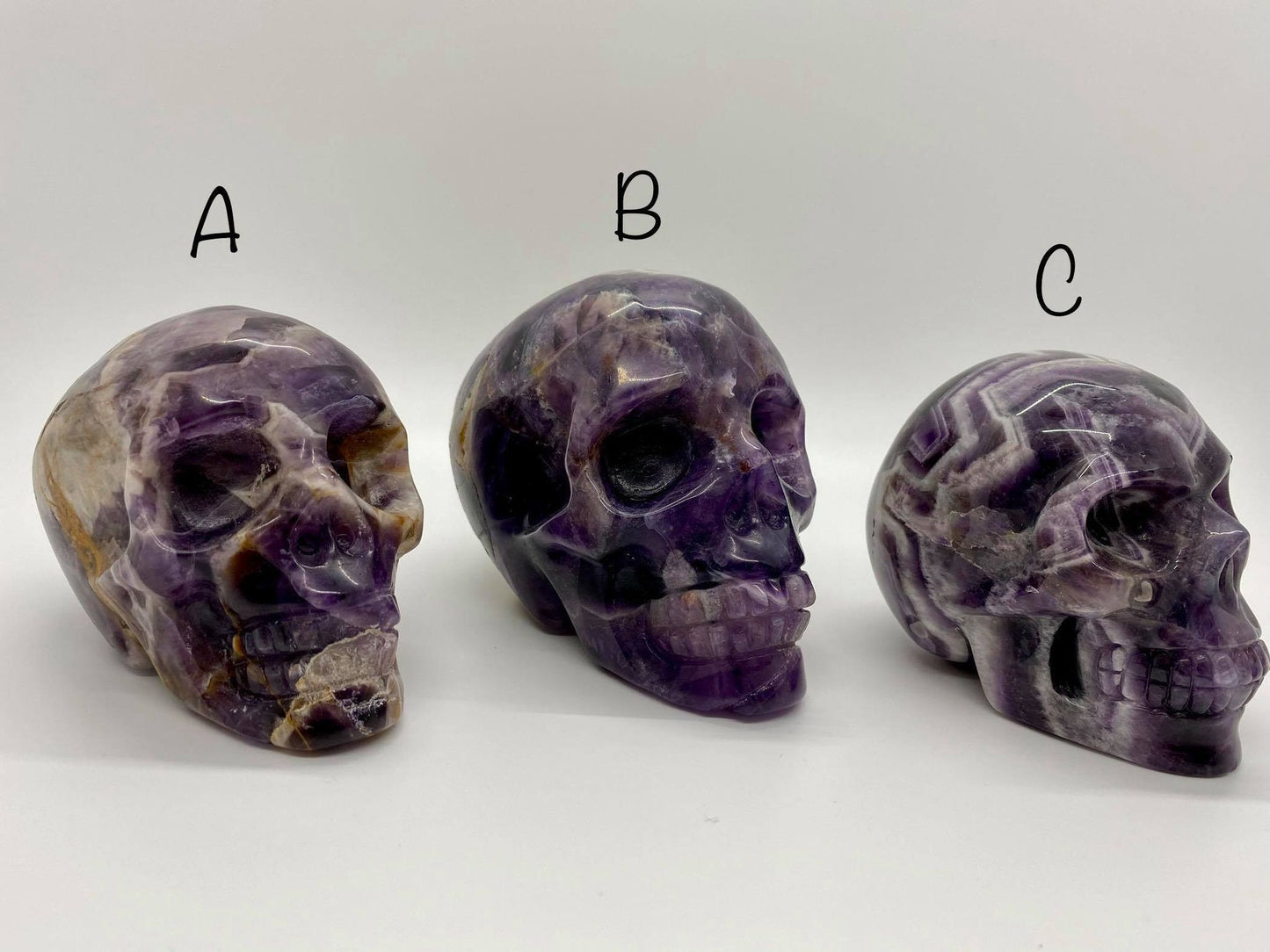 Dream Amethyst Skulls