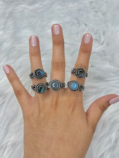 Labradorite Rings