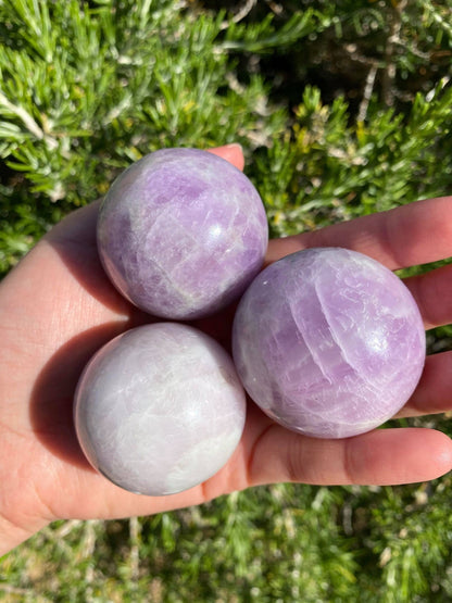 Kunzite Spheres