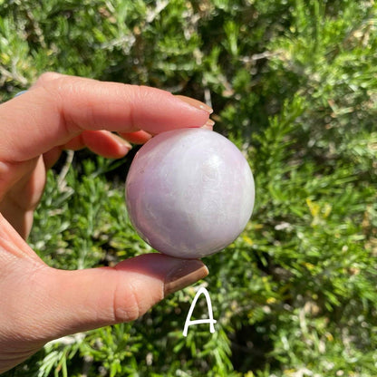 Kunzite Spheres