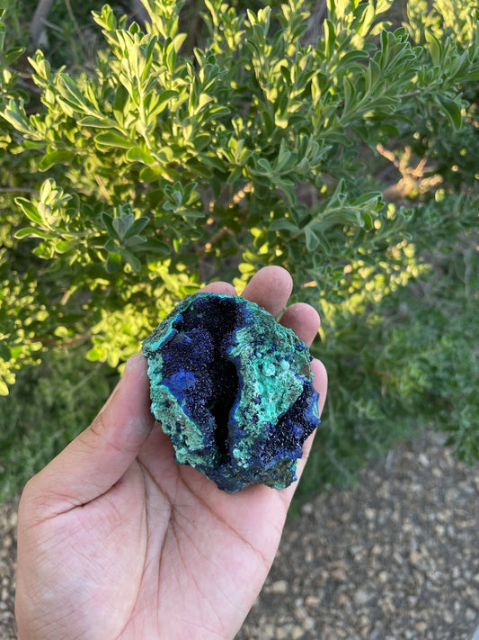 Raw Azurite