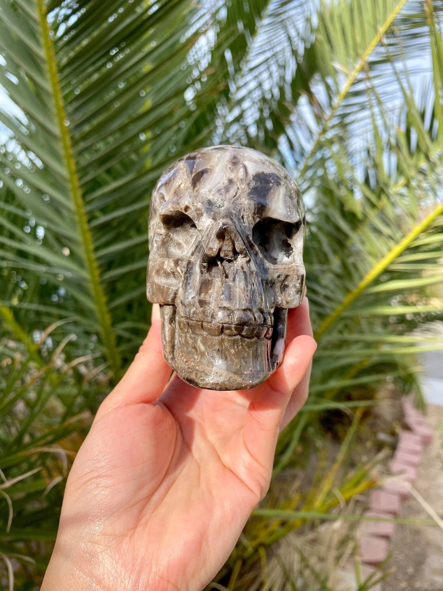 Sphalerite Skull with Beautiful Druzy 1 lb 10.5 oz