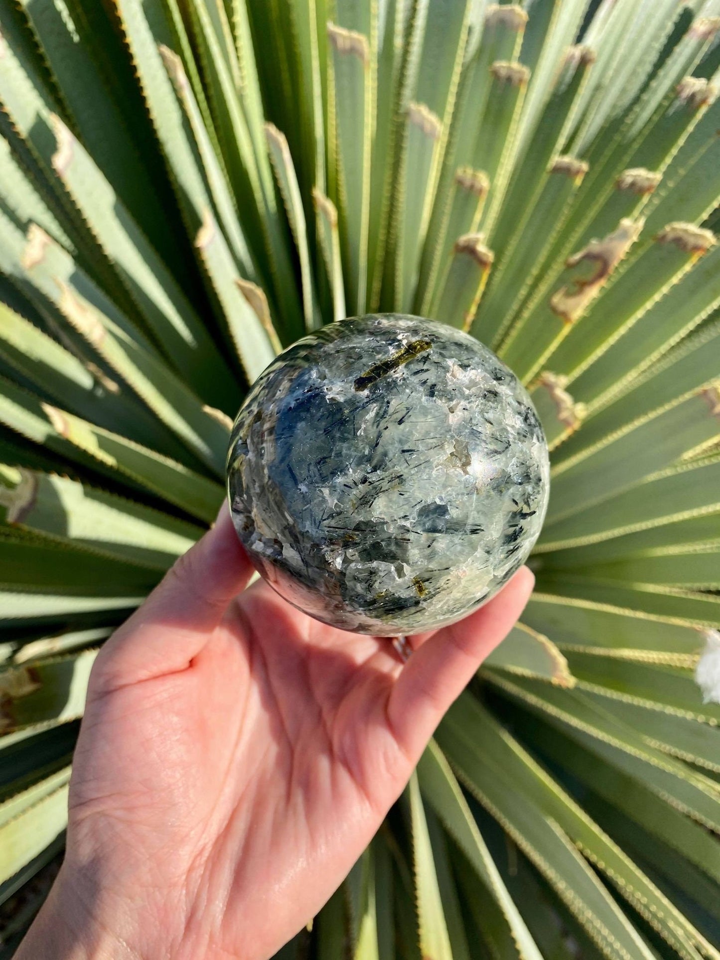 Prehnite Sphere 1 lb 0.2 oz