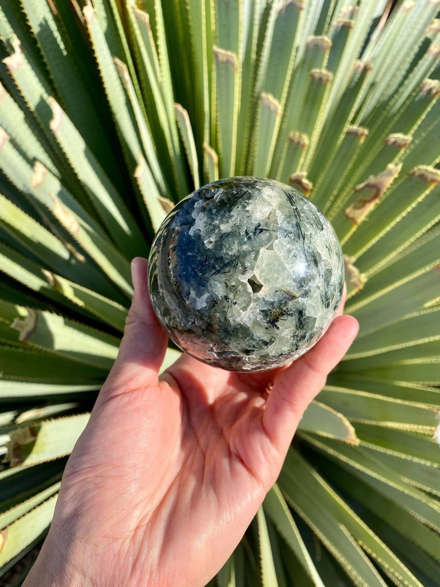 Prehnite Sphere 1 lb 0.2 oz