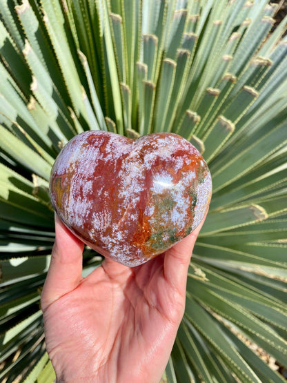 Ocean Jasper Heart