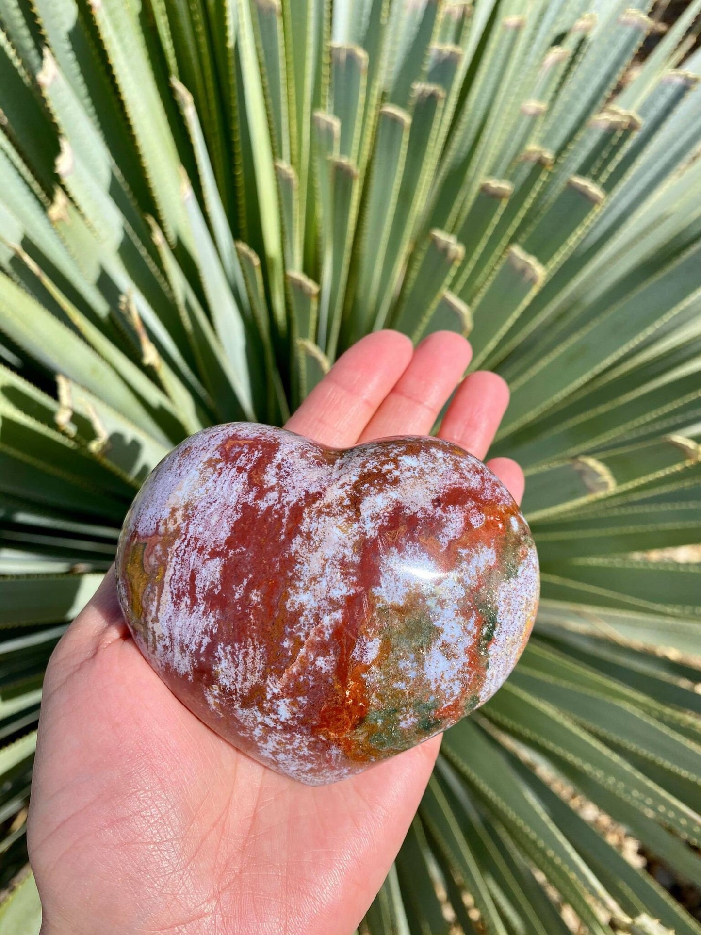 Ocean Jasper Heart