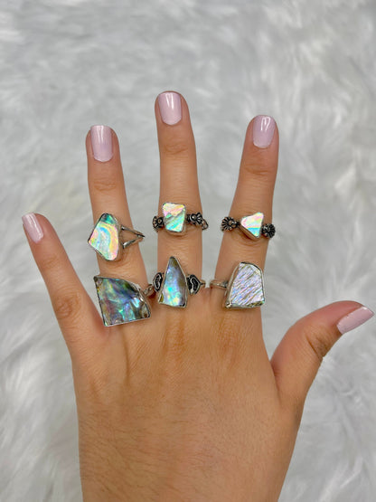 Abalone Shell Ring