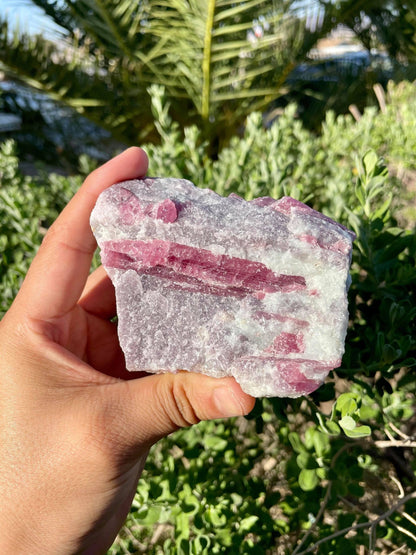 Raw Pink Tourmaline