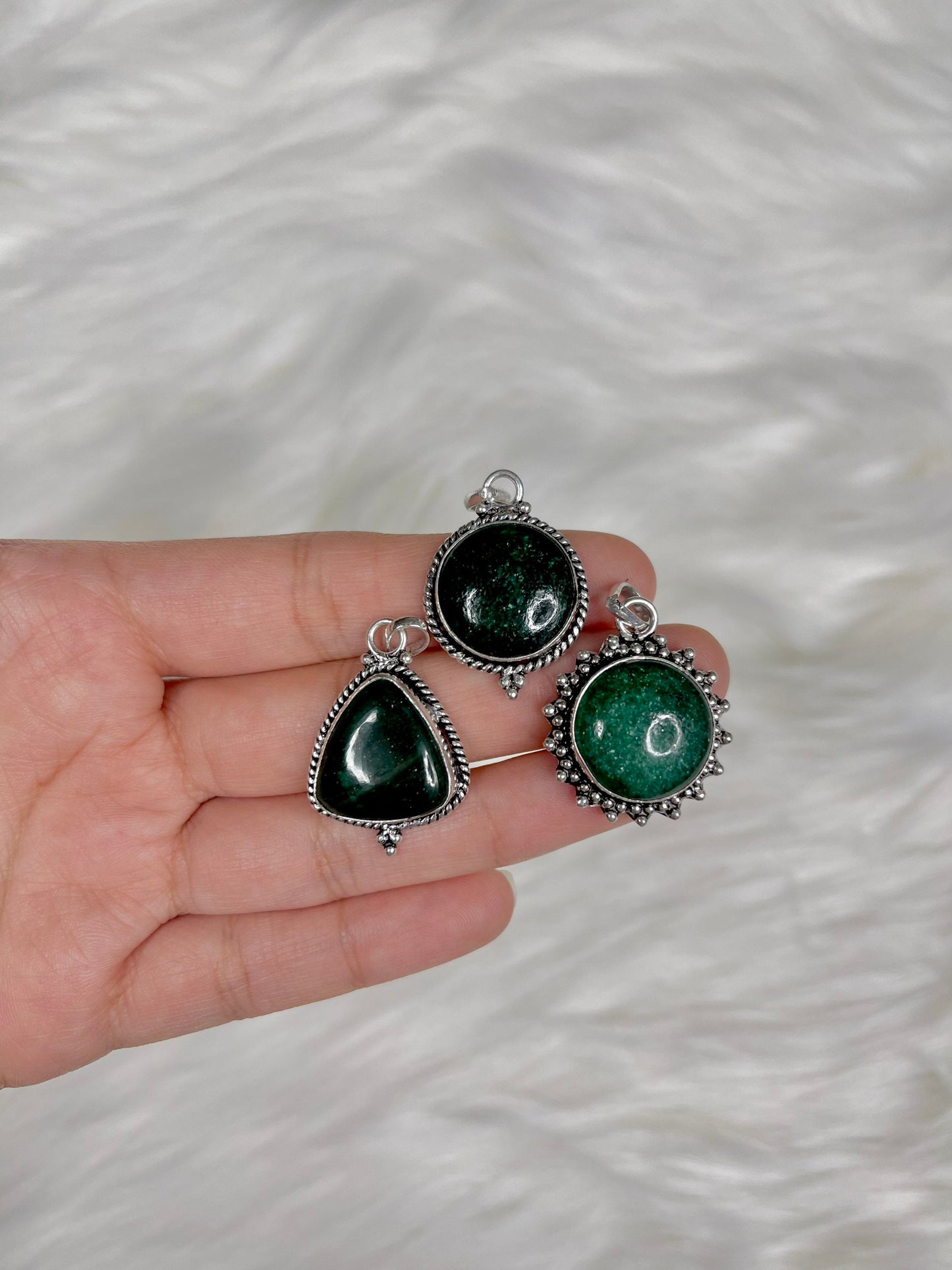 Green Aventurine Pendants