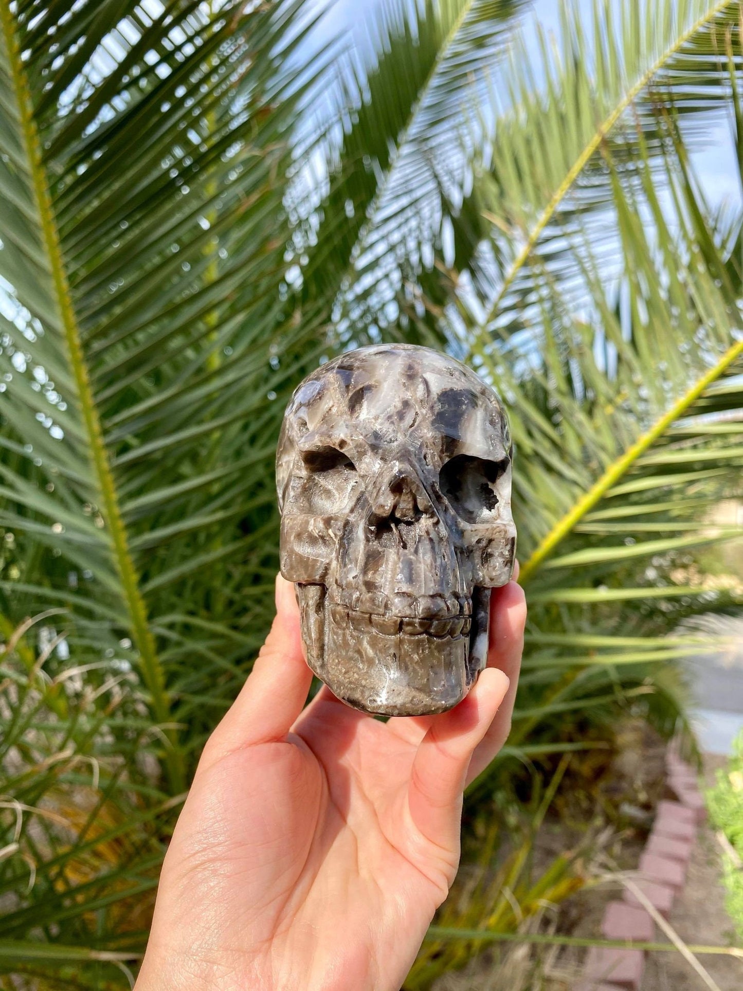 Sphalerite Skull with Beautiful Druzy 1 lb 10.5 oz