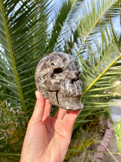 Sphalerite Skull with Beautiful Druzy 1 lb 10.5 oz