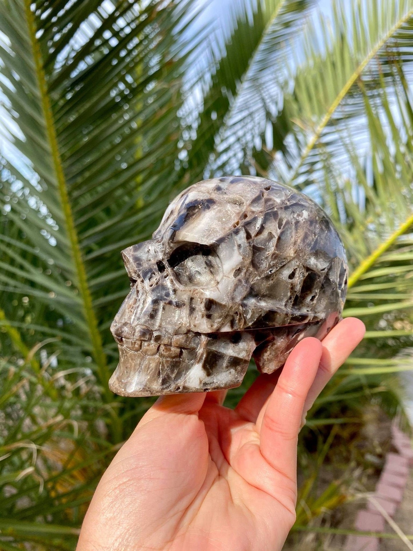 Sphalerite Skull with Beautiful Druzy 1 lb 10.5 oz