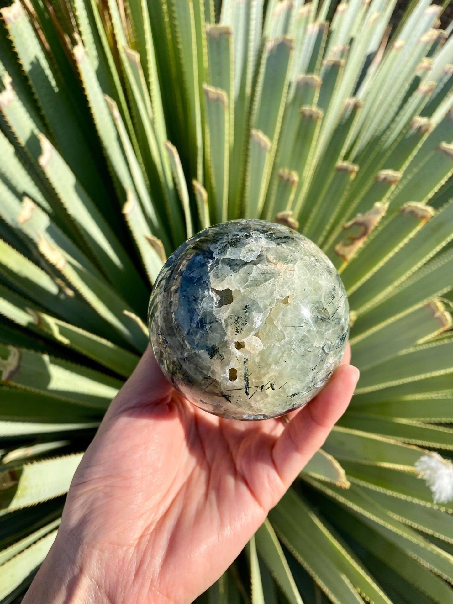 Prehnite Sphere 1 lb 0.2 oz