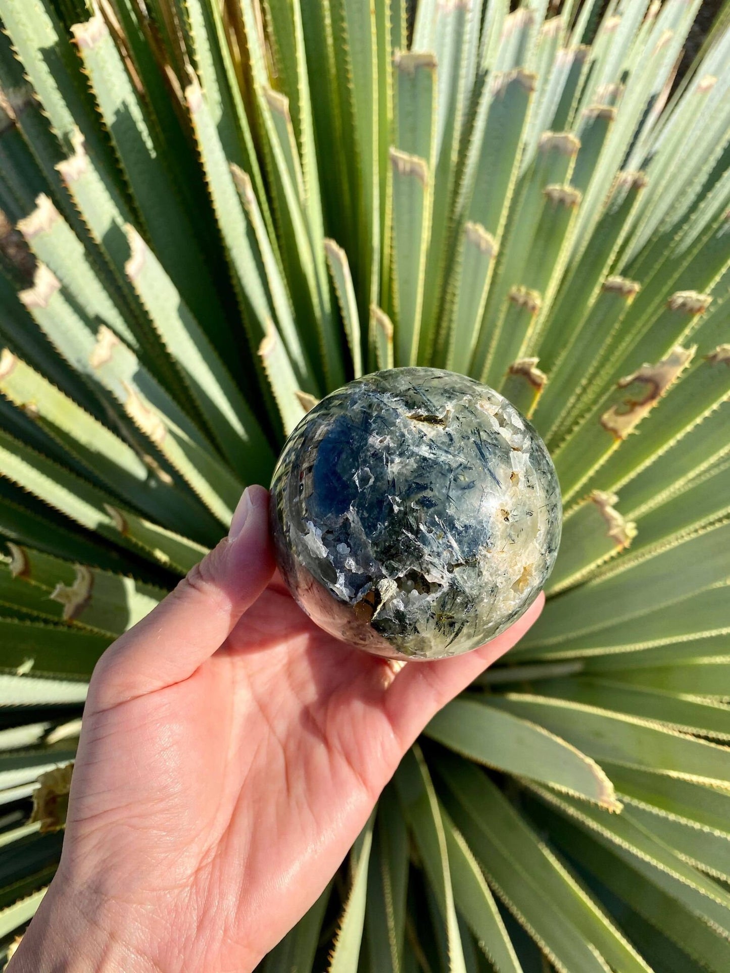 Prehnite Sphere 1 lb 0.2 oz