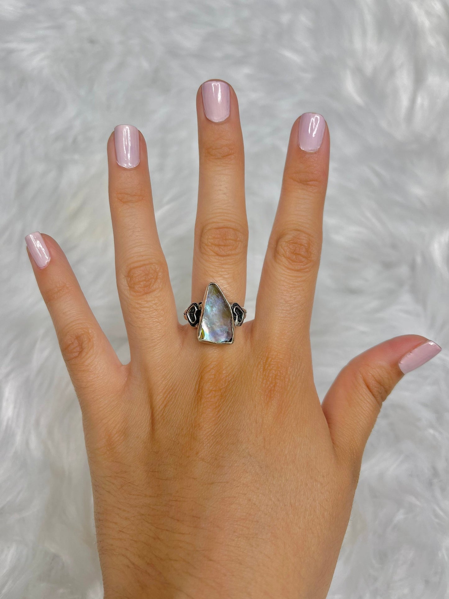 Abalone Shell Ring