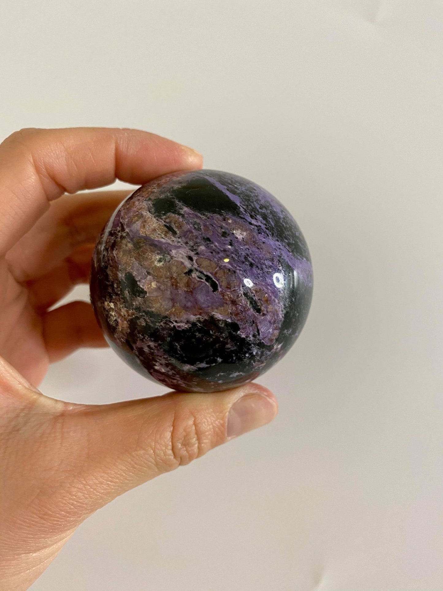 Charoite High Quality Sphere