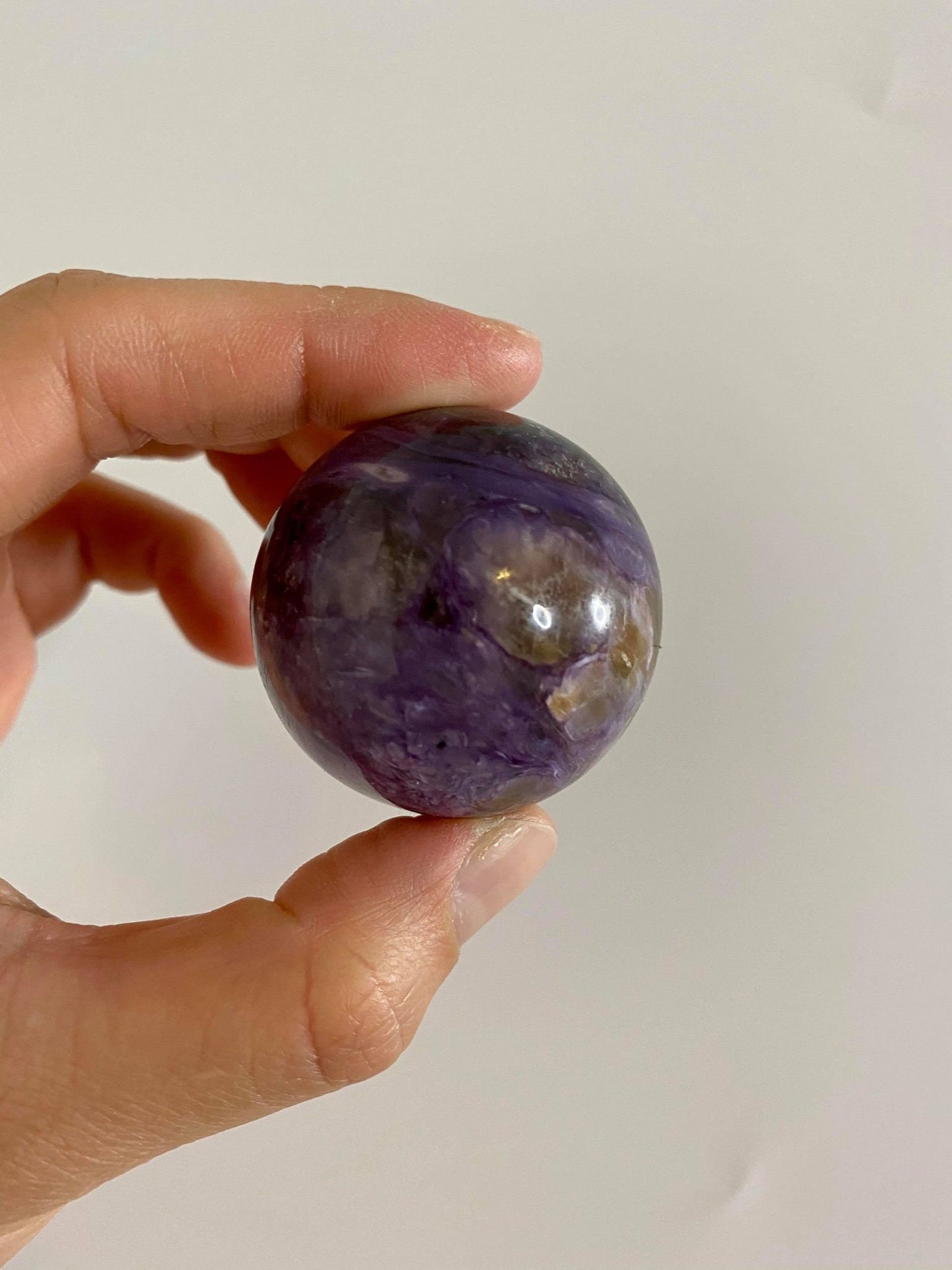 Charoite High Quality Small Sphere