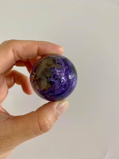 Charoite High Quality Small Sphere