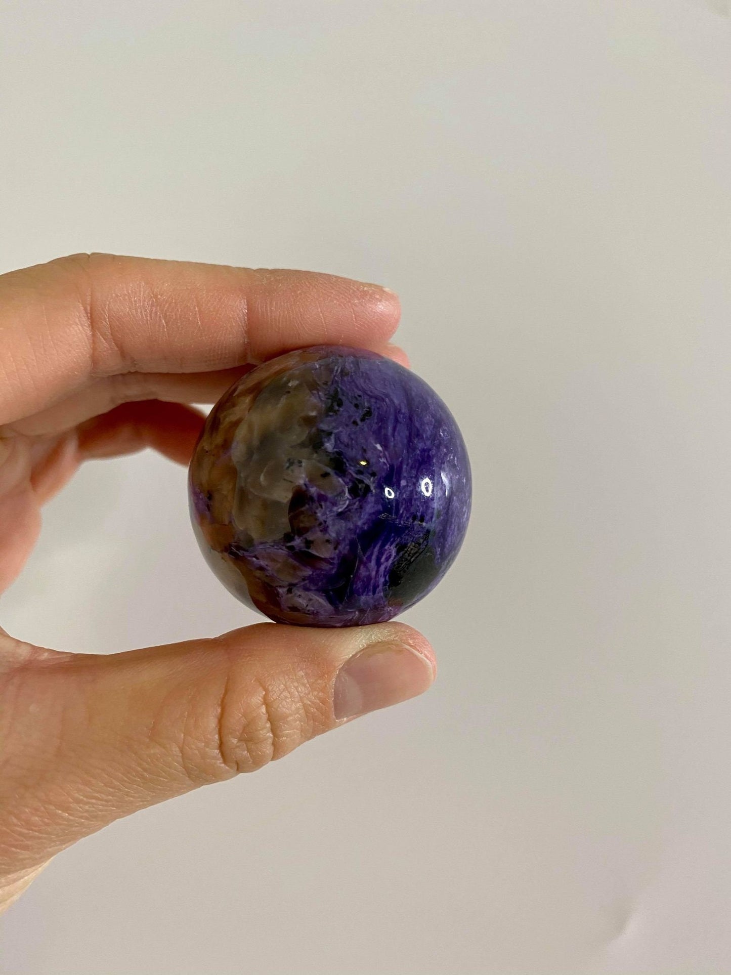 Charoite High Quality Small Sphere