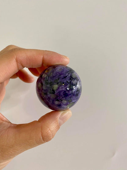 Charoite High Quality Small Sphere