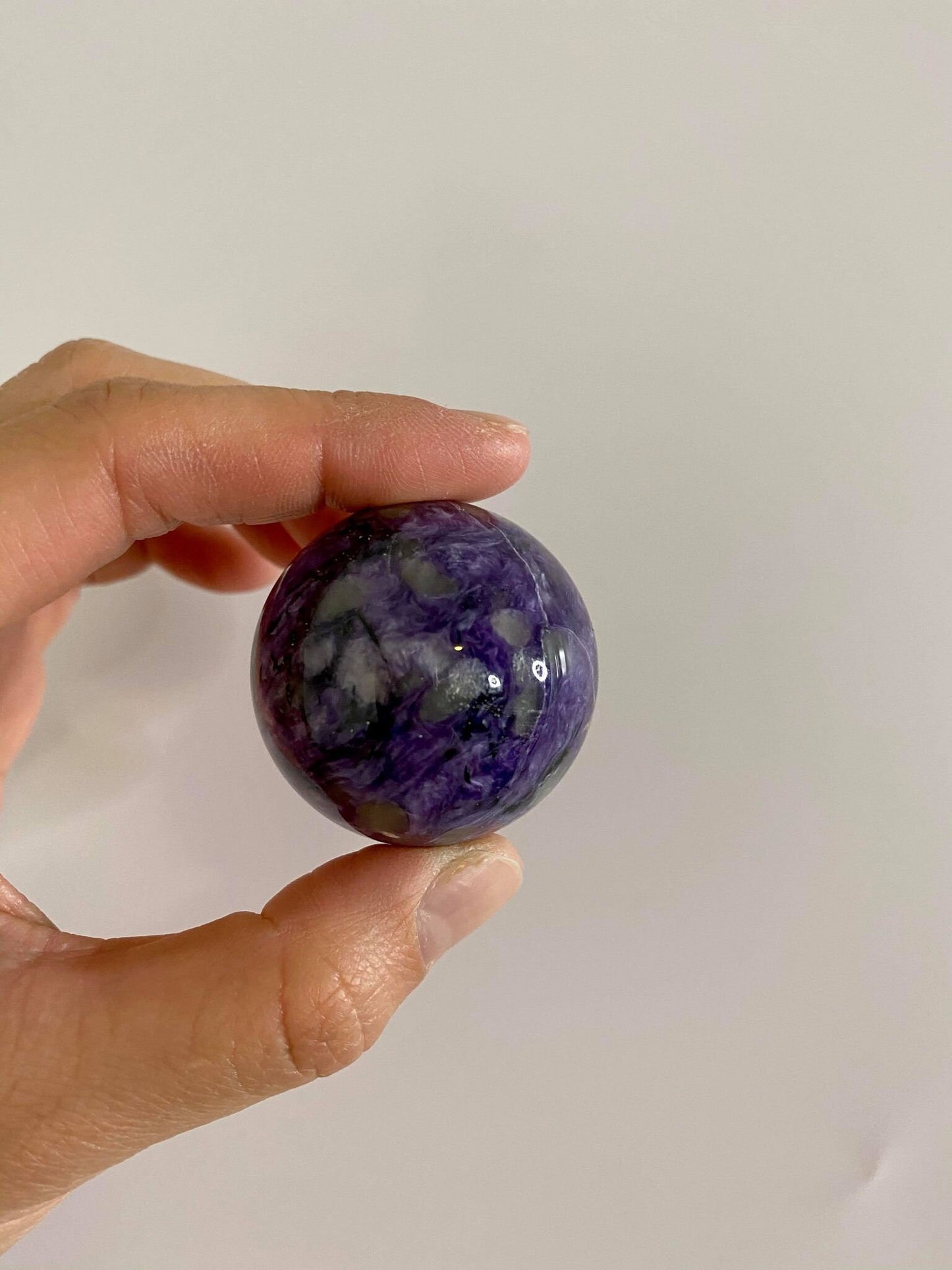 Charoite High Quality Small Sphere