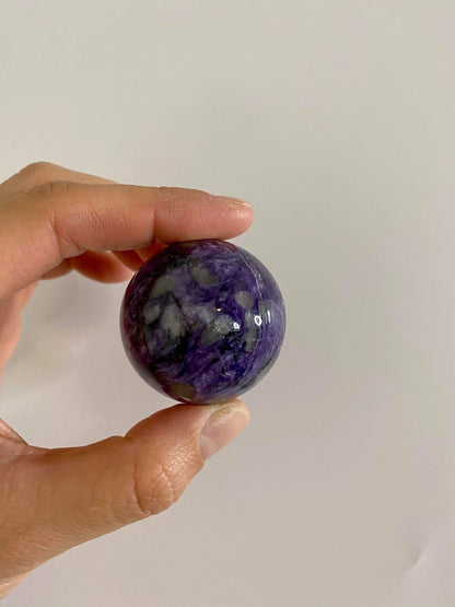 Charoite High Quality Small Sphere