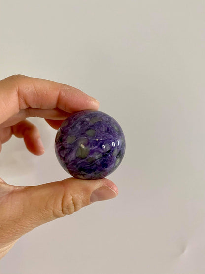 Charoite High Quality Small Sphere