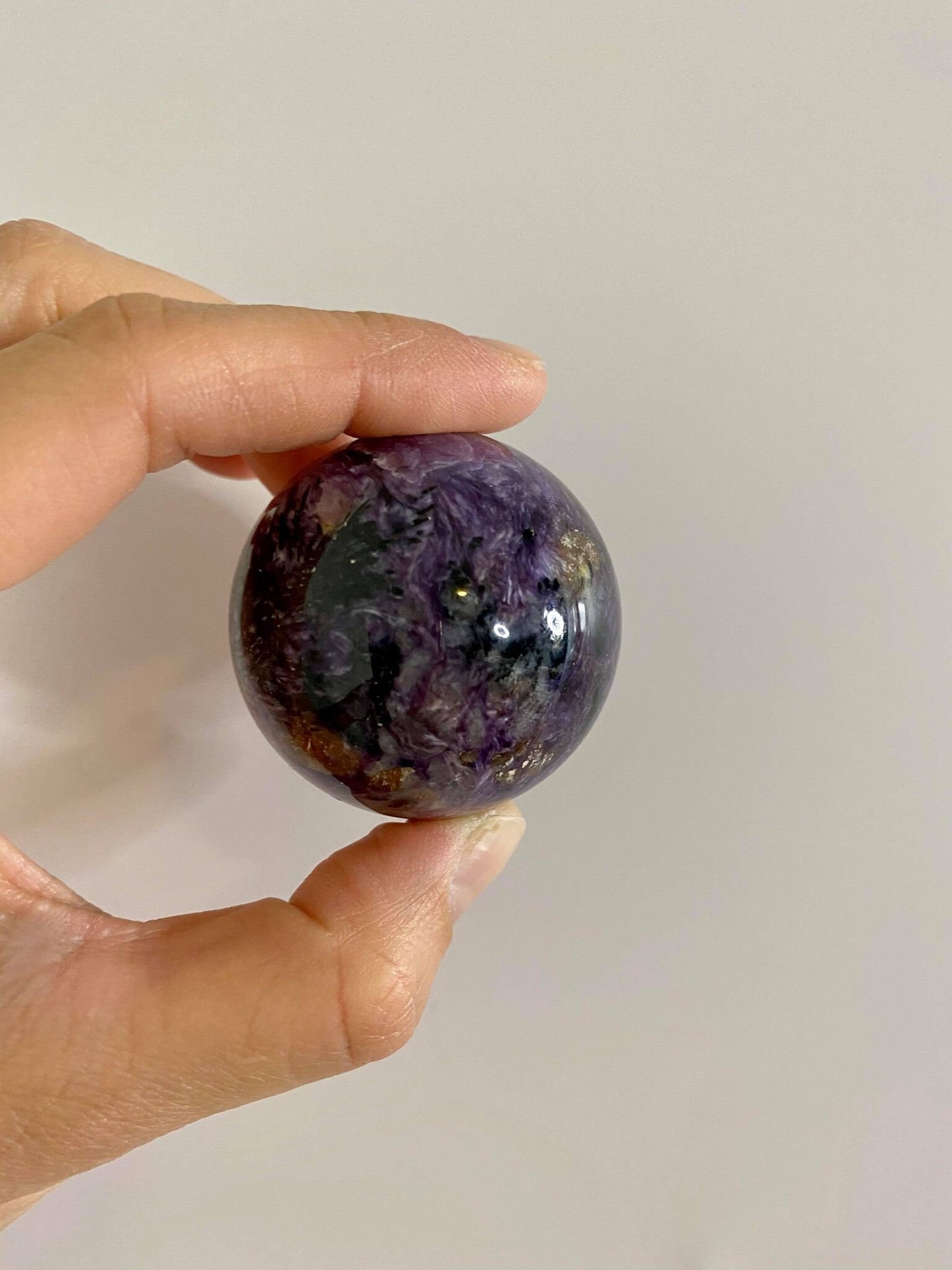 Charoite High Quality Small Sphere