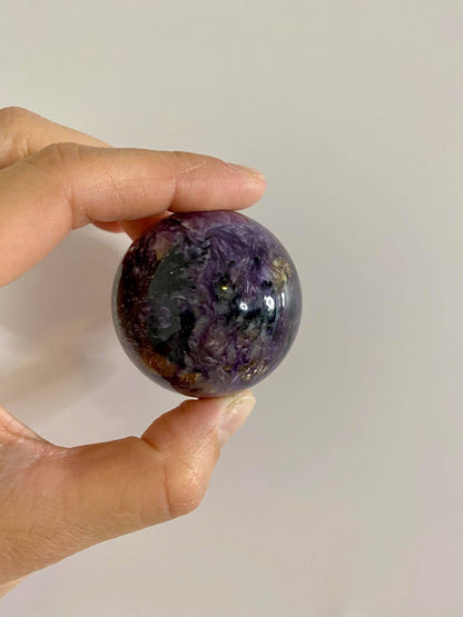 Charoite High Quality Small Sphere