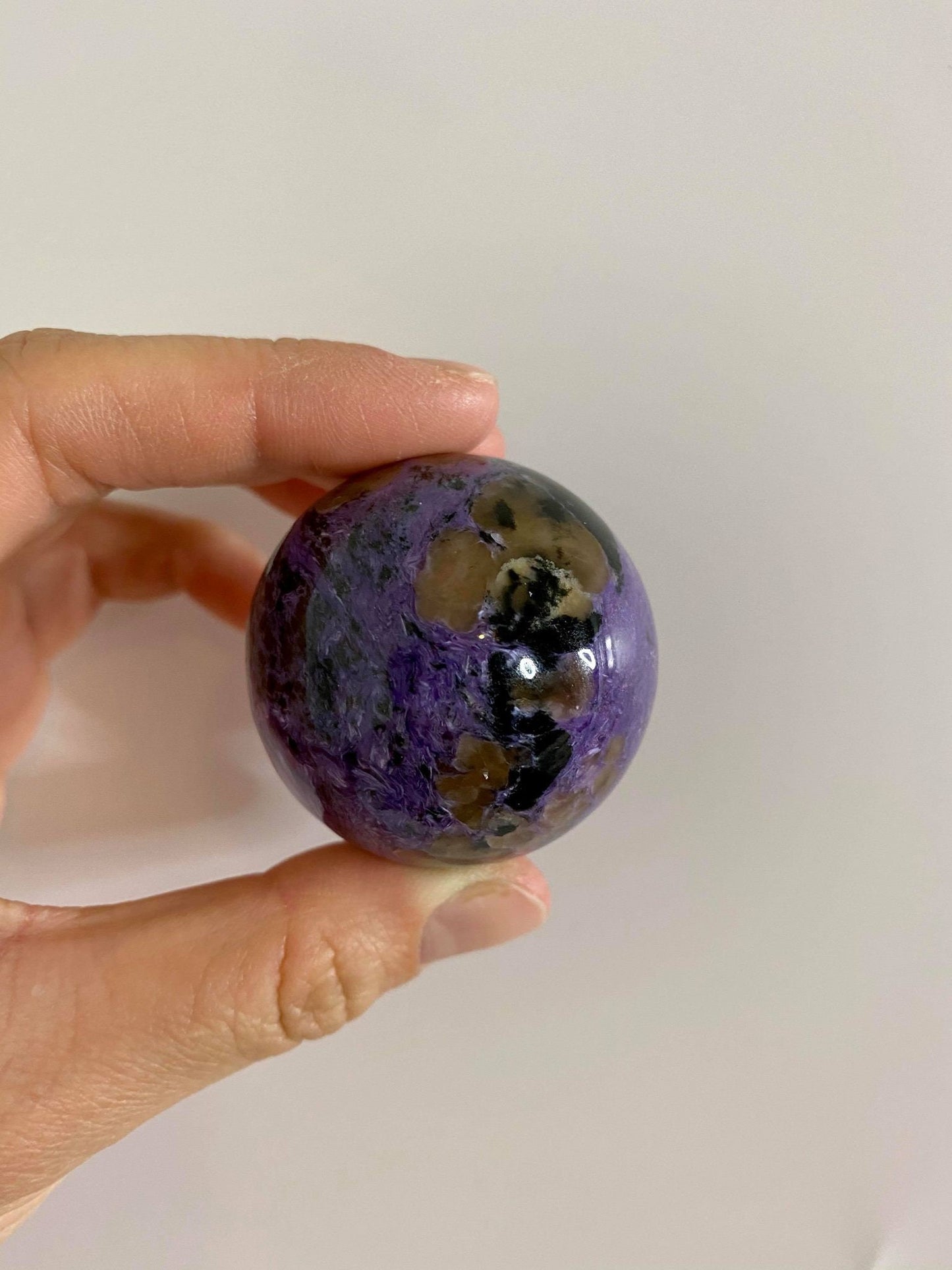 Charoite High Quality Small Sphere