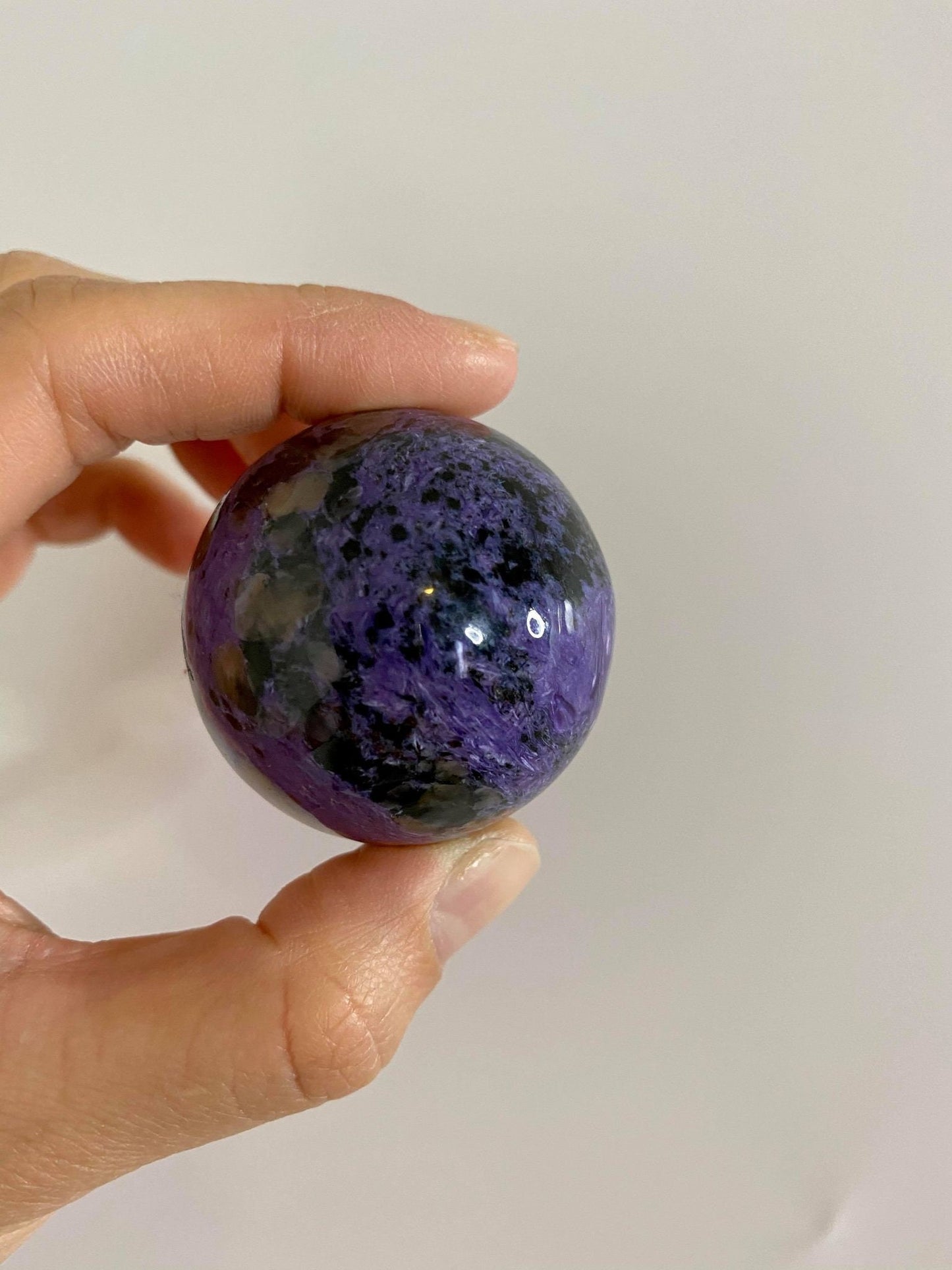 Charoite High Quality Small Sphere