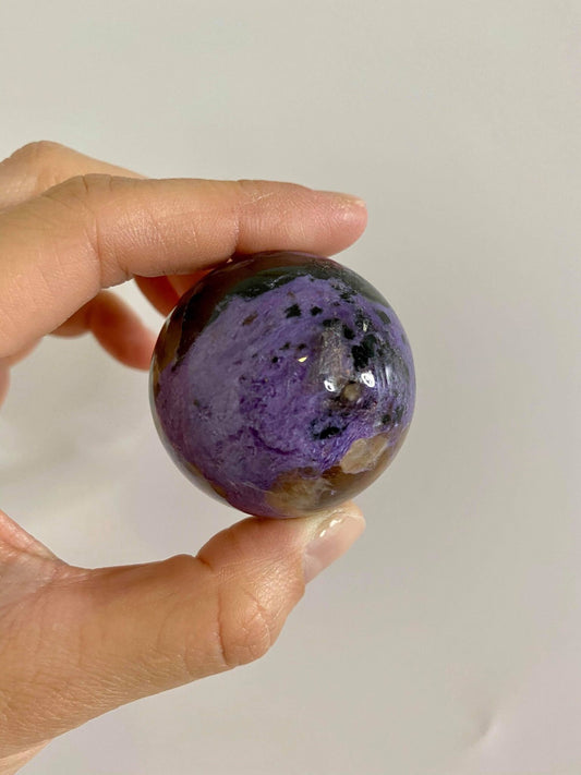 Charoite High Quality Small Sphere