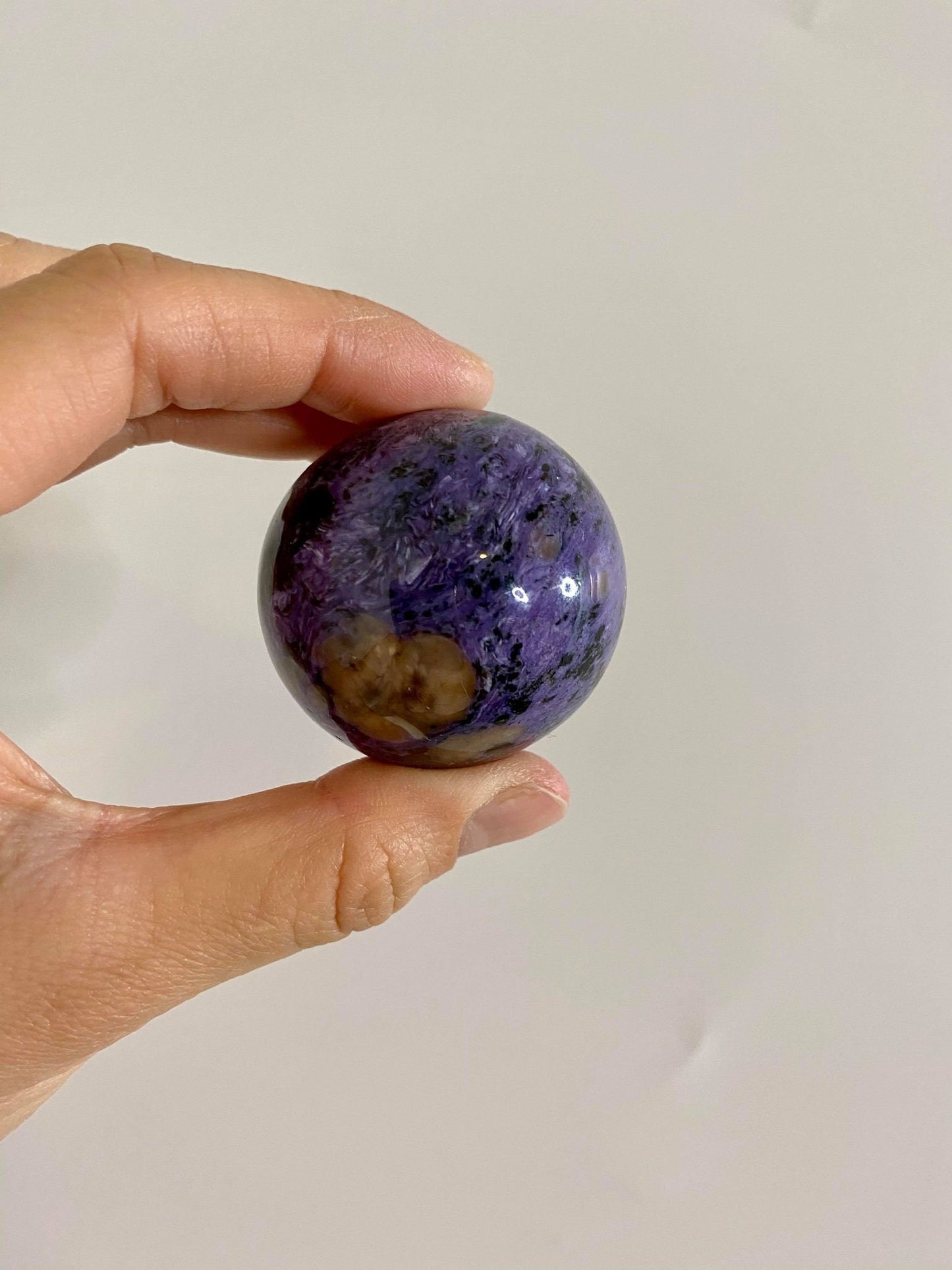 Charoite High Quality Small Sphere