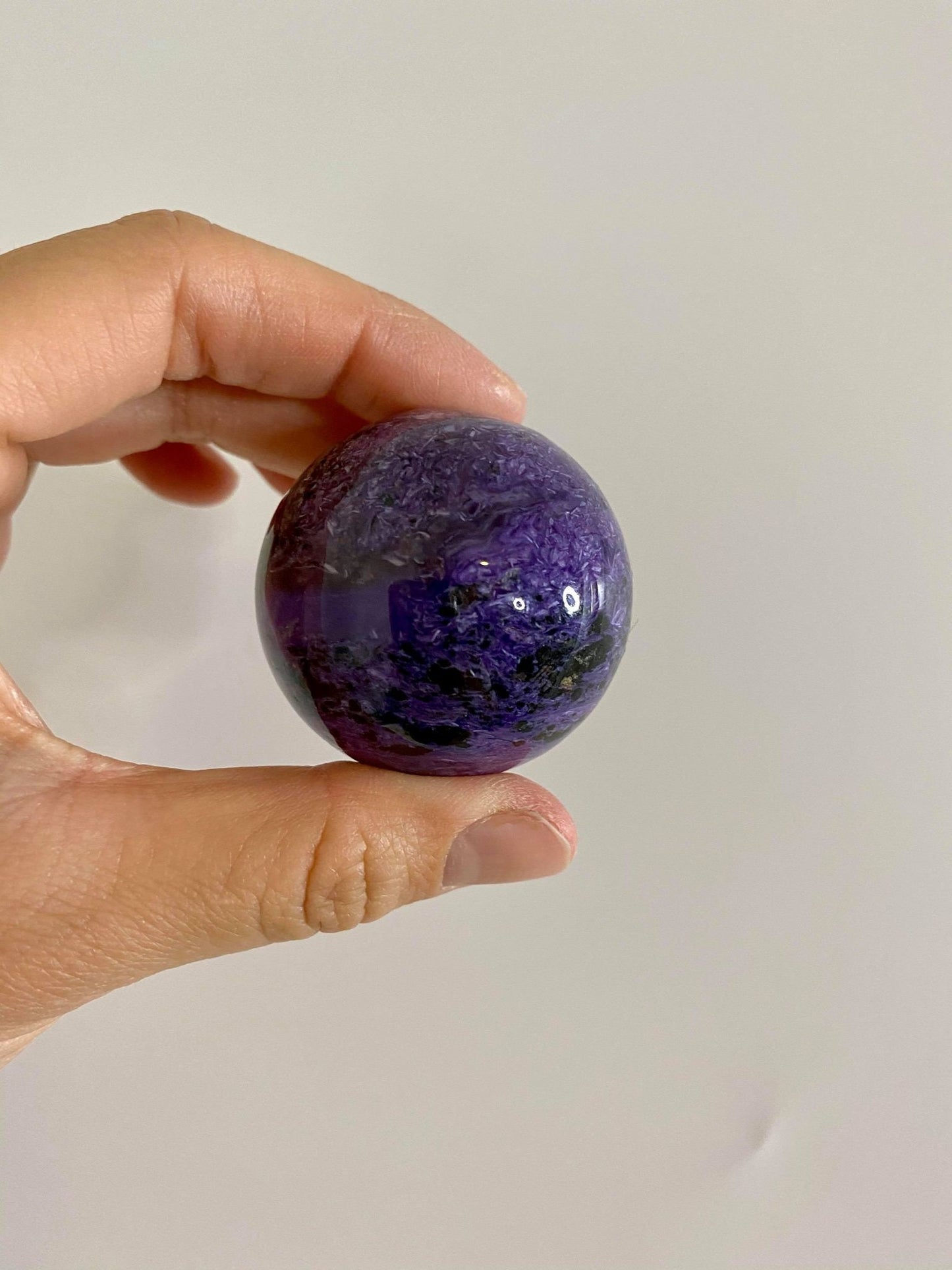 Charoite High Quality Small Sphere