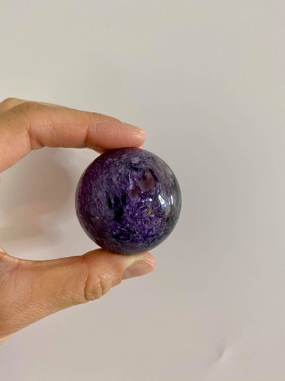 Charoite High Quality Small Sphere