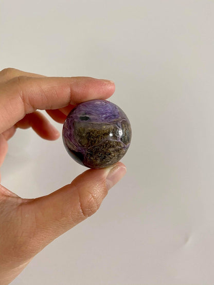 Charoite High Quality Small Sphere