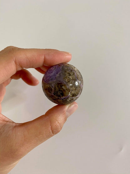 Charoite High Quality Small Sphere