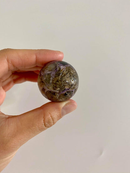 Charoite High Quality Small Sphere