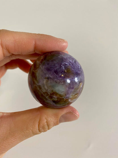 Charoite High Quality Small Sphere