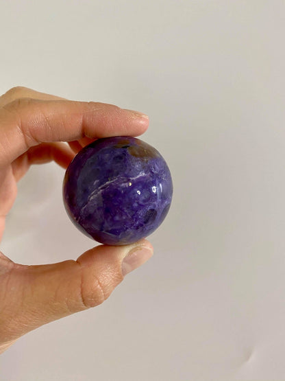 Charoite High Quality Small Sphere