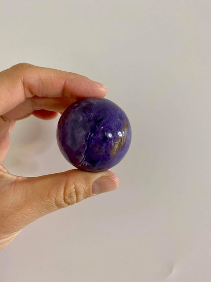 Charoite High Quality Small Sphere