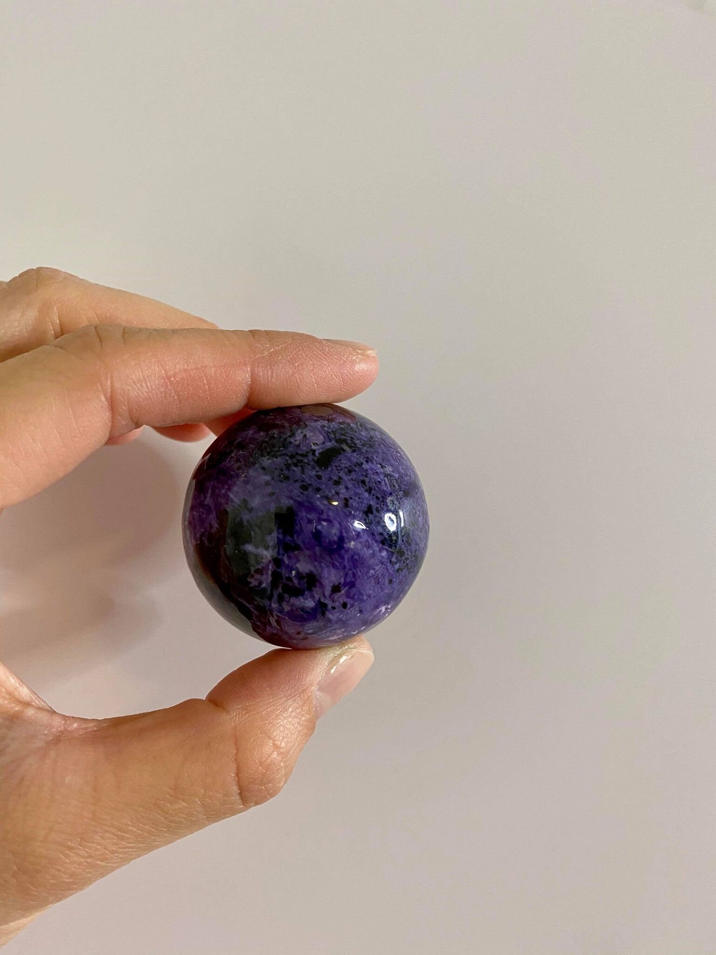 Charoite High Quality Small Sphere