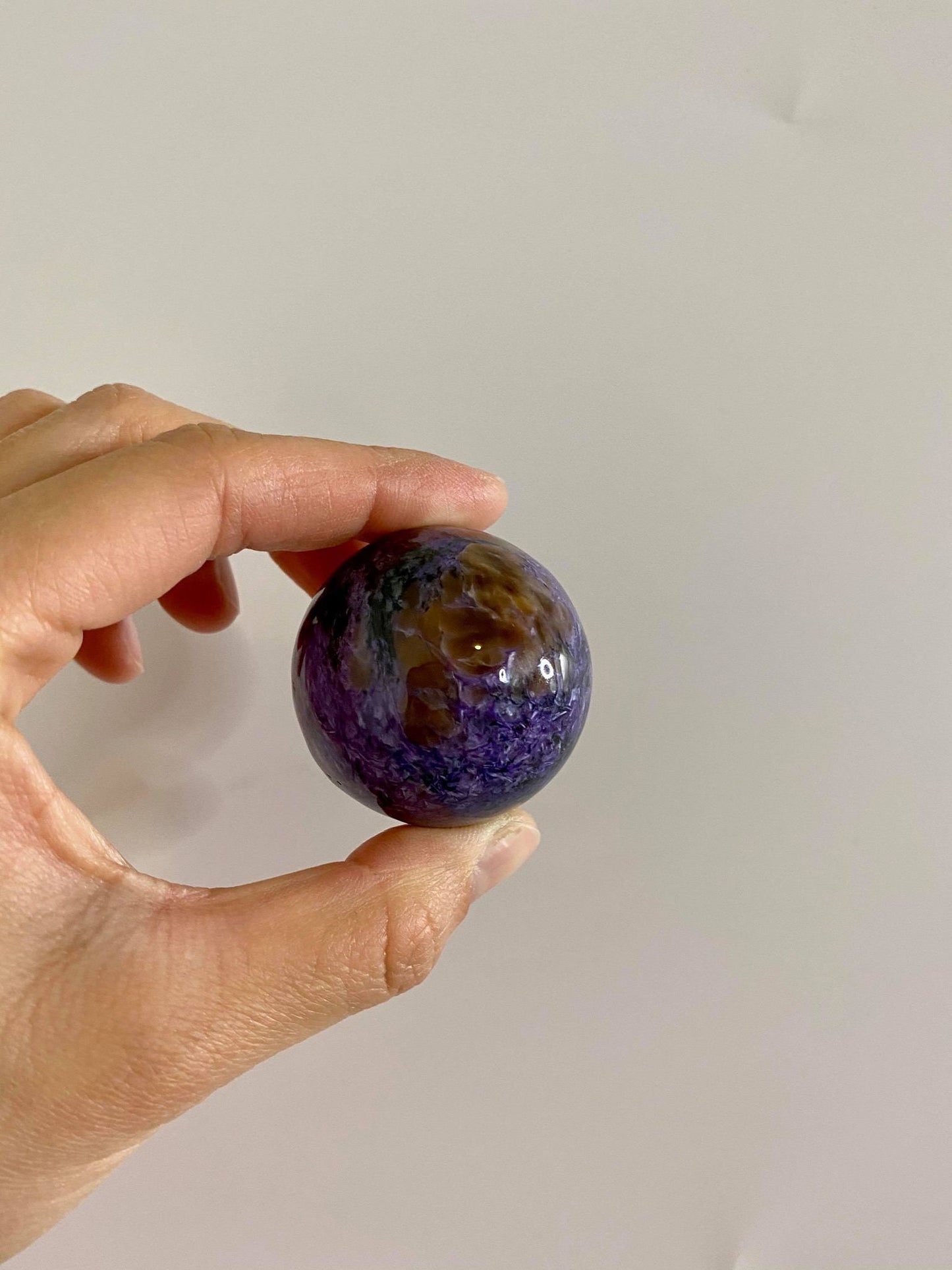 Charoite High Quality Small Sphere