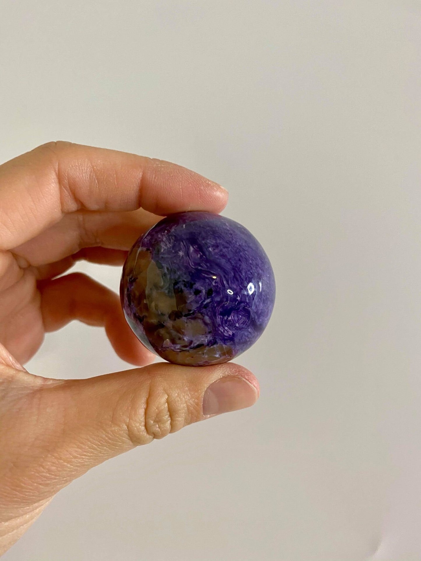 Charoite High Quality Small Sphere