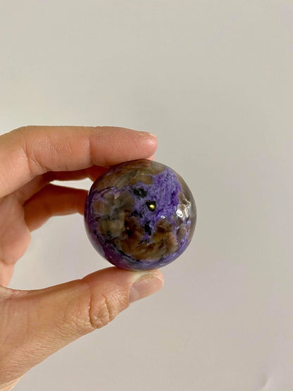 Charoite High Quality Small Sphere