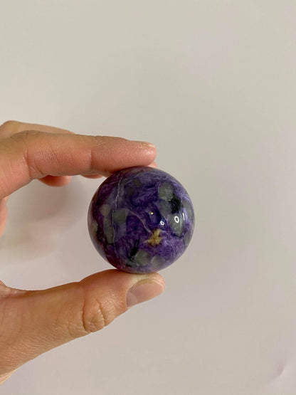 Charoite High Quality Small Sphere