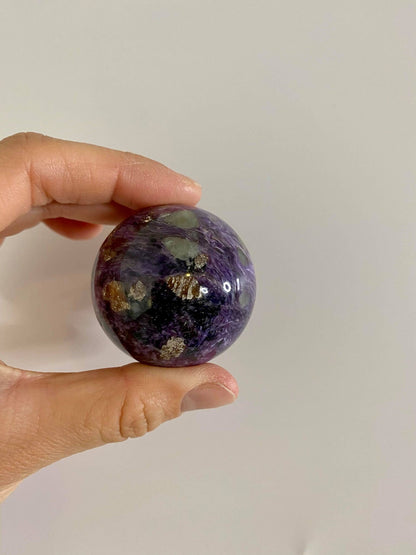 Charoite High Quality Small Sphere