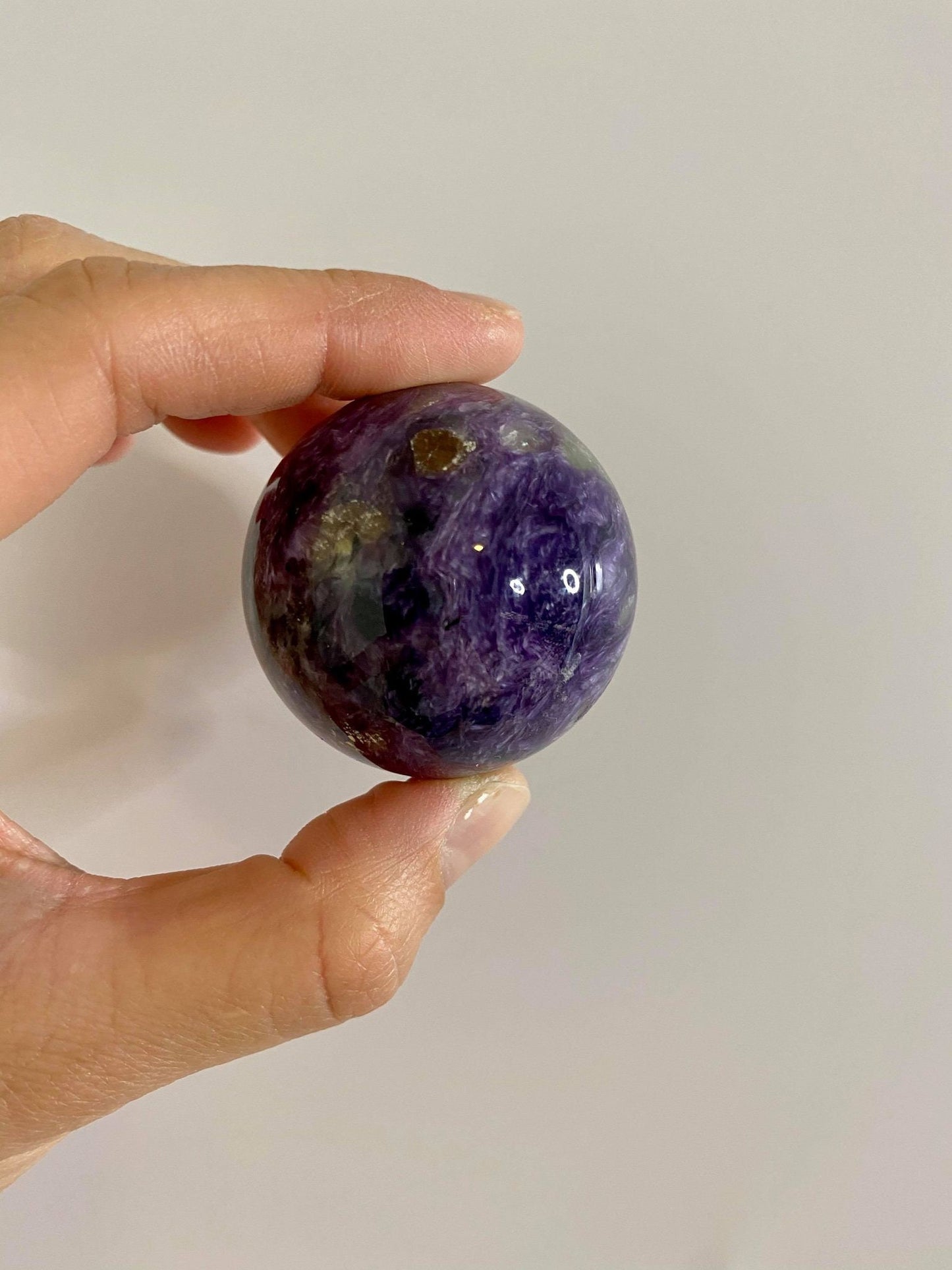 Charoite High Quality Small Sphere