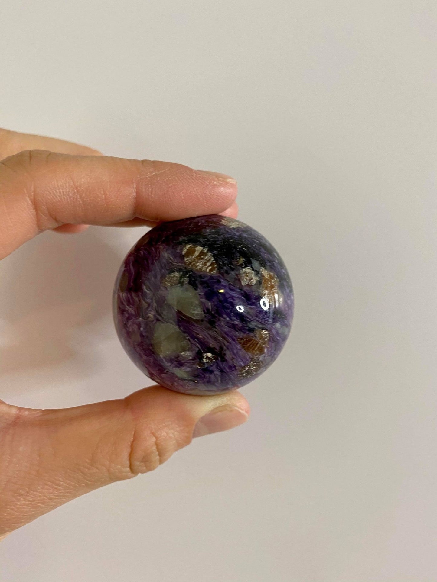 Charoite High Quality Small Sphere